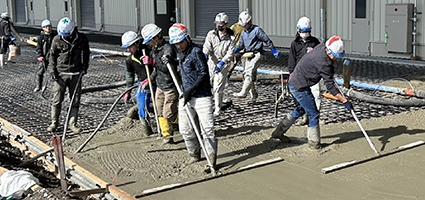 一人親方土間職人正社員募集