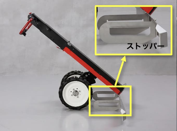 土間作業のかっぱぎアシスト機「カッパー」