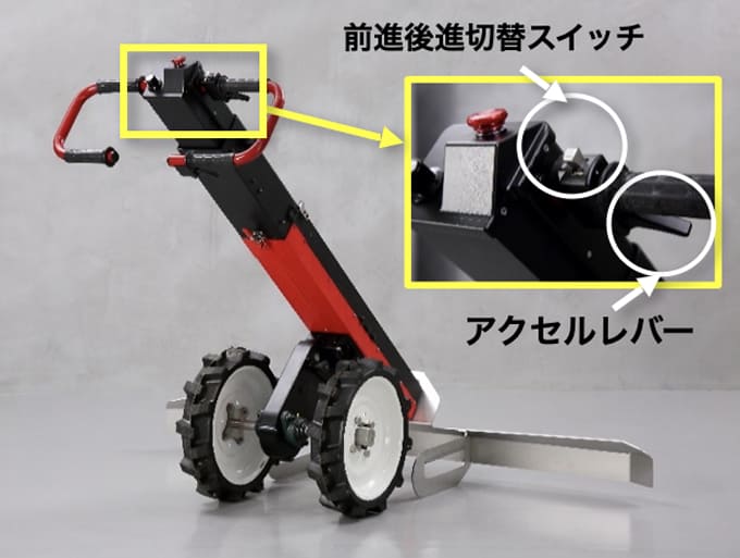 土間作業のかっぱぎアシスト機「カッパー」