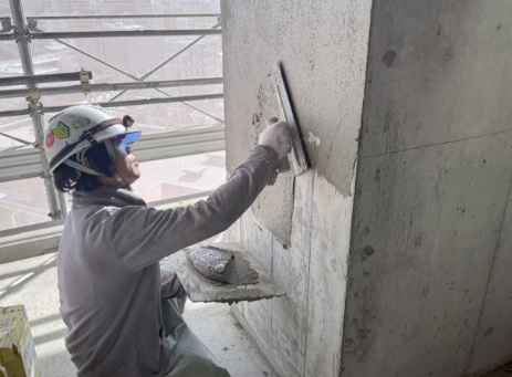 壁面左官工事